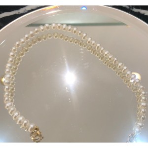 Βραχιόλι από μαργαριτάρια φυσικά 4-41/5 mm