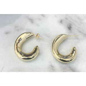 ΣΚΟΥΛΑΡΙΚΙΑ ΚΡΙΚΟΙ ΑΣΗΜΕΝΙΟΙ 925’ ΣΕ ΚΙΤΡΙΝΟ ΧΡΩΜΑ.