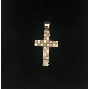 ΣΤΑΥΡΟΣ ΛΕΥΚΟΧΡΥΣΟΣ Κ14 ΜΕ BRILLIANT ΒΑΡΟΥΣ 0,24CTS VS/G