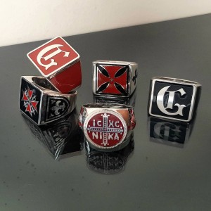 Δακτυλιδια από ασημί 925’ με σμαλτο