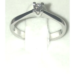 Γυναικεια δαχτυλιδια - Μονόπετρο δακτυλίδι με brilliant 0,11ct vs-g ΔΑΧΤΥΛΙΔΙΑ