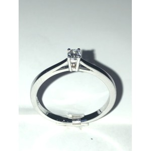 Γυναικεια δαχτυλιδια - Λευκόχρυσο δακτυλίδι κ18 με brilliant 0,05ct ΔΑΧΤΥΛΙΔΙΑ